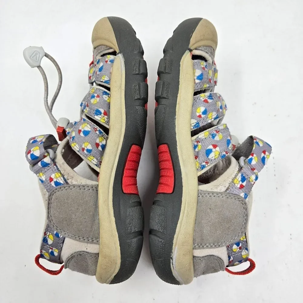 KEEN Newport H2 Sport Water Sandals Kids Size 13 Gray Beach Ball Washable Unisex